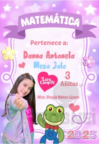 Lara Campos y Rana Caratula